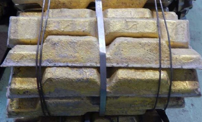 Латунные чушки марки Л59-1 предназначены для последующей переработки